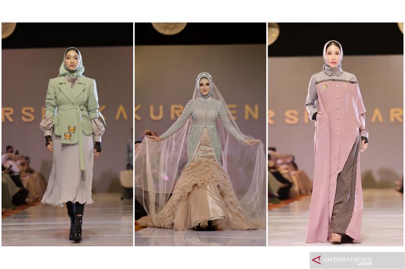 Kursein Karzai's Sauve ma Nature collection at the Fash Lite Festival in Banjarmasin.